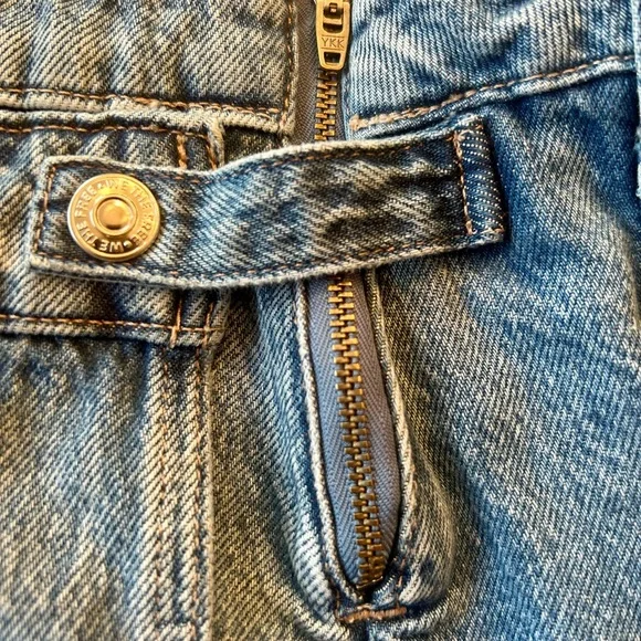 We The Free Blue Denim Mini Skirt - Picture 8 of 8